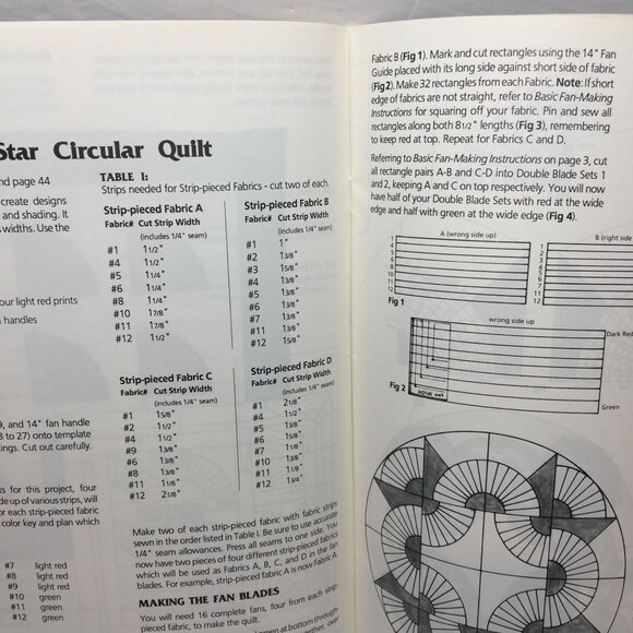 Fan Quilts Easy New Technique No. 4124 9 Patterns Marion Maerke Carol Schiappino - Picture 4 of 10